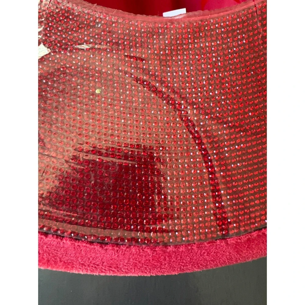 Illuma Pink Faux Suede Cowboy Hat Rhinestone Brim Western Core Festival Glam NWT